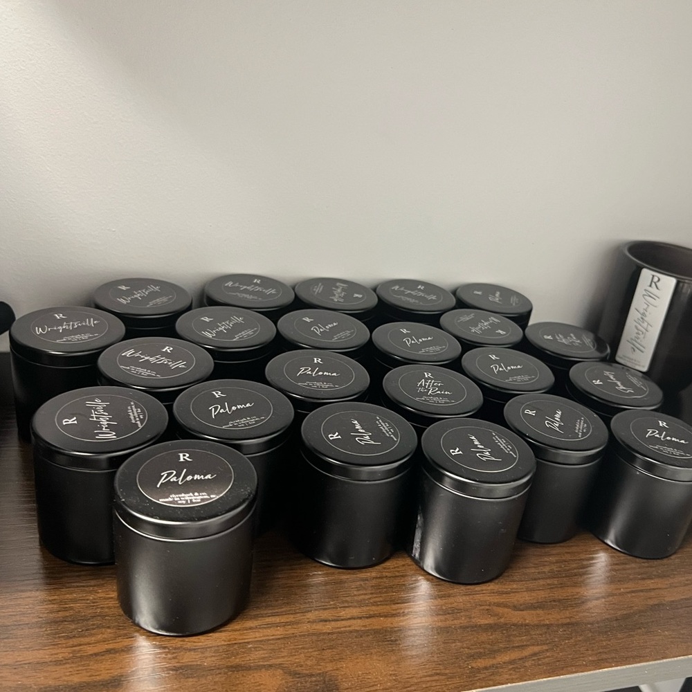 Rivenbark Mini Tin Candles - 2 scents - $12 each (15 candles total)